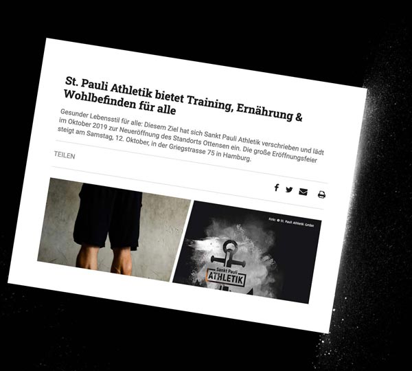 Ernährung und wohlbefinden für alle Sankt pauli athletik handelsblatt