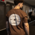 Sankt Pauli Athletik Oversized Shirt Braun / Weiß, Rückansicht